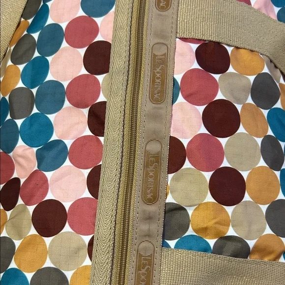 Lesportsac Multicolor Polka Dot Travel Bag - Picture 2 of 8